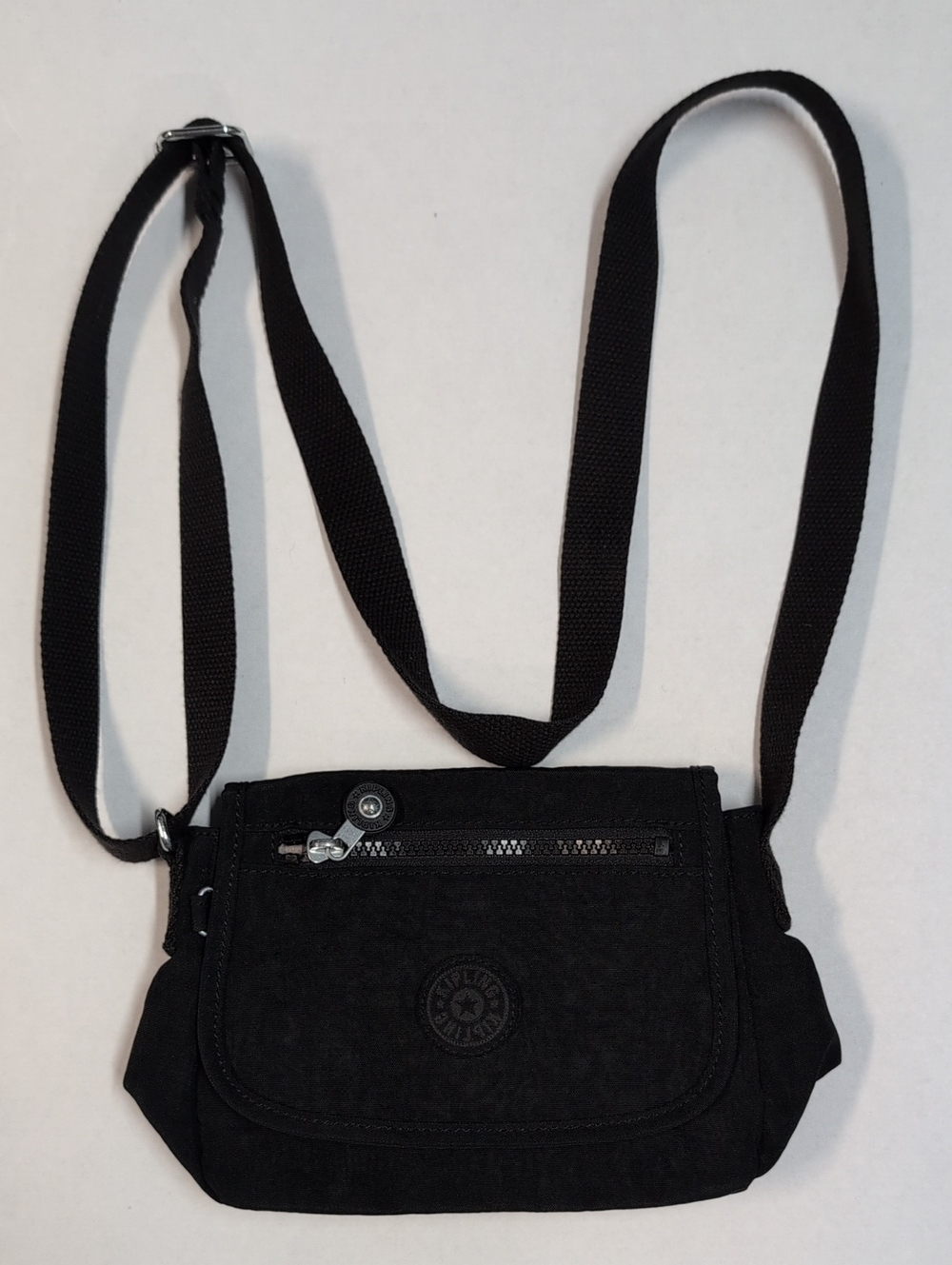 Kipling Black Compact Crossbody Bag